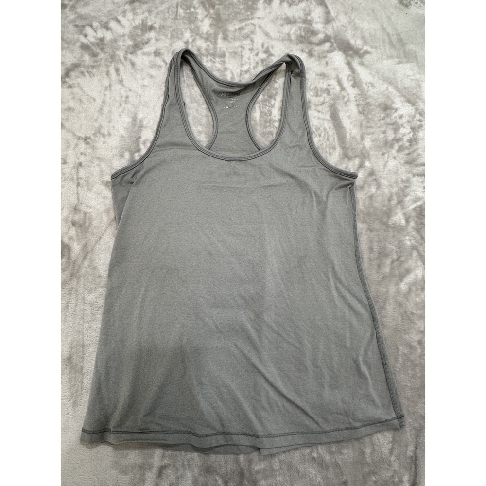 90 Degree By Reflex Tank Top Womens‎ XL Gray Racerback Moisture Wicking Athletic